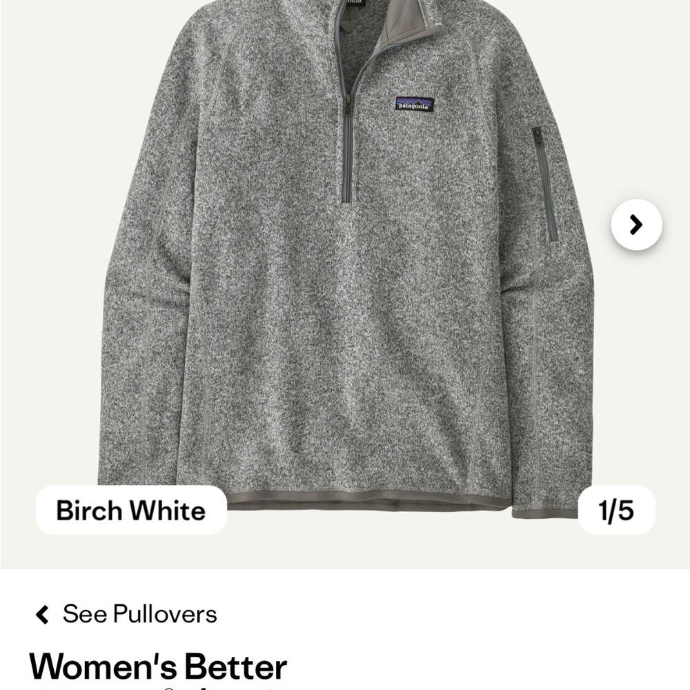 Patagonia Women Quarter-Zip Pullover